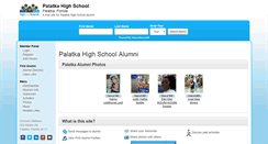 Desktop Screenshot of palatkahighschoolalumni.com