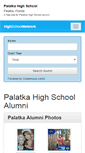 Mobile Screenshot of palatkahighschoolalumni.com